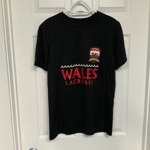 Wales 2016 European Lacrosse  Championship Athletic Tshirt  Men’s Small